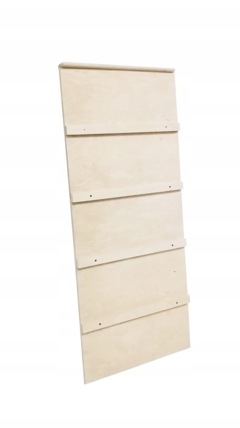 Dětská dřevěná skluzavka Montessori oboustranná 74,5 cm