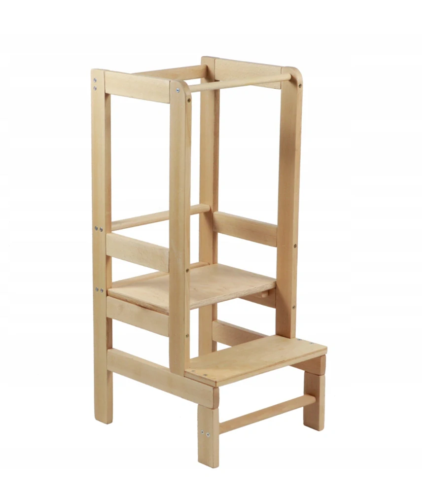Dřevěná učící věž Montessori Kitchen Helper - pomocník do kuchyně 90 cm