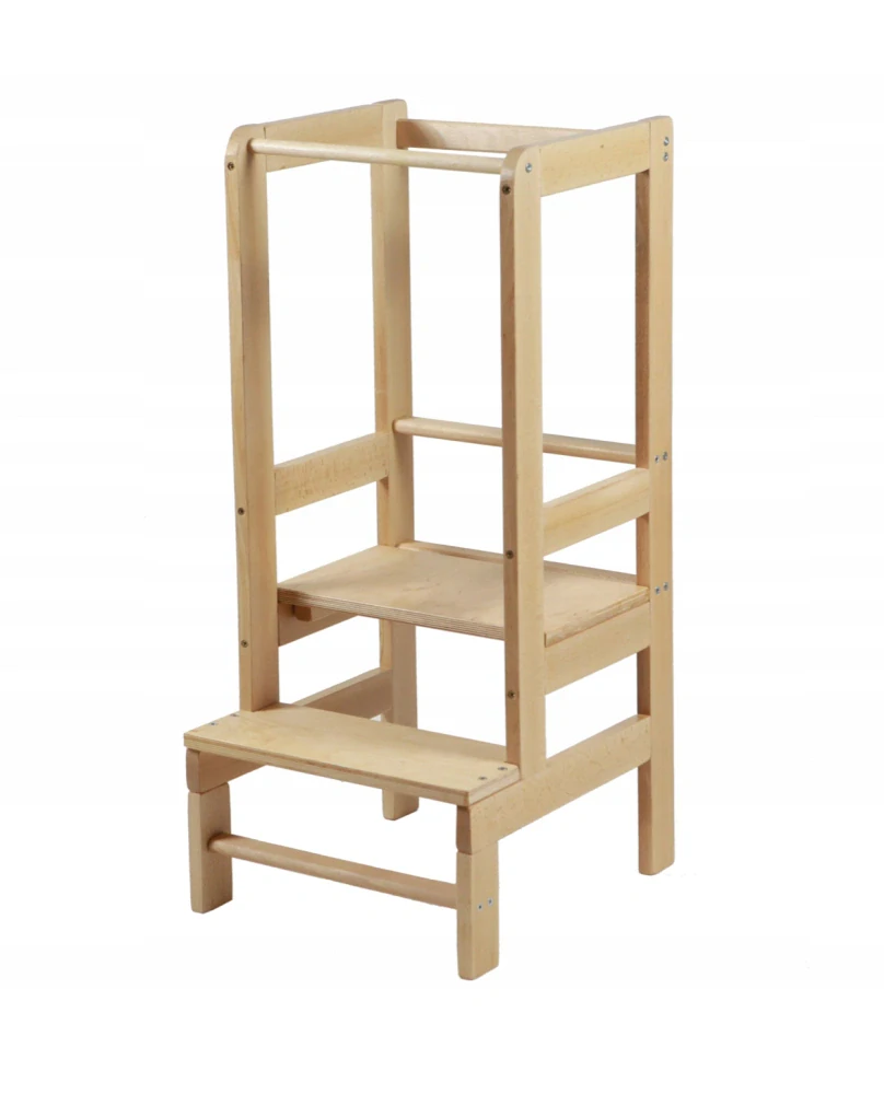 Dřevěná učící věž Montessori Kitchen Helper - pomocník do kuchyně 90 cm