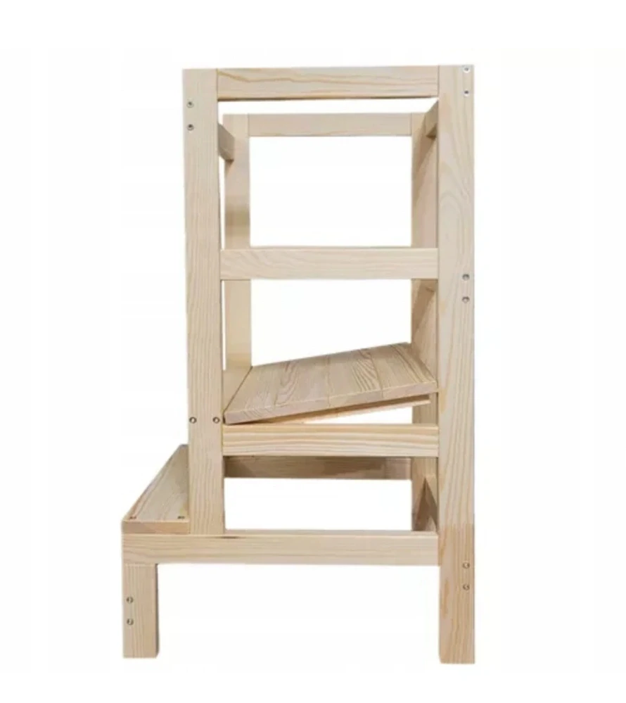 Dřevěná učící věž Montessori Kitchen Helper - pomocník do kuchyně 50 kg