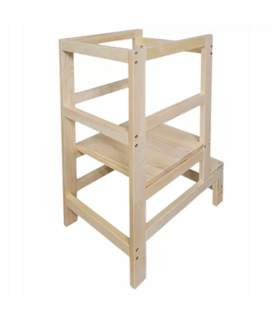 Dřevěná učící věž Montessori Kitchen Helper - pomocník do kuchyně 50 kg