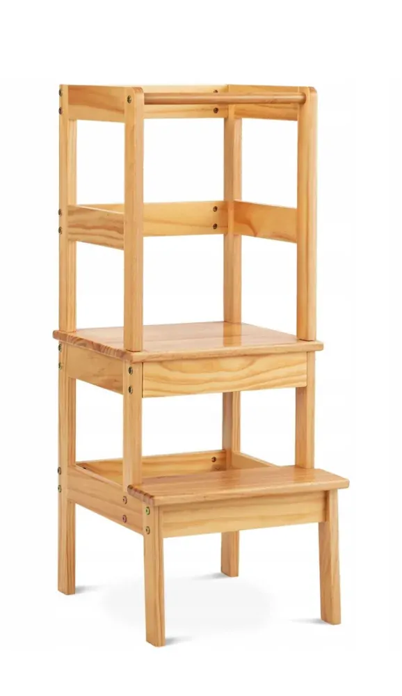 Dřevěná učící věž Montessori Kitchen Helper - 70kg - pomocník do kuchyně
