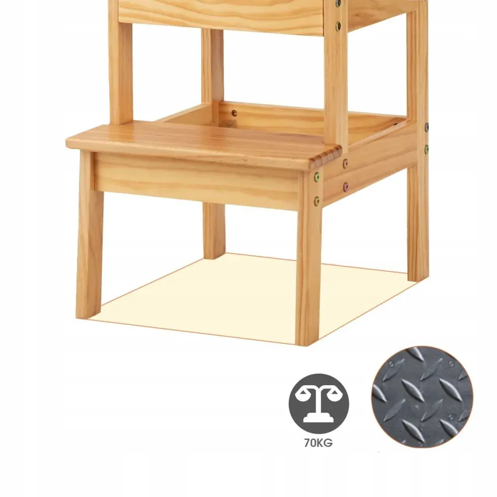 Dřevěná učící věž Montessori Kitchen Helper - 70kg - pomocník do kuchyně