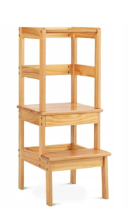 Dřevěná učící věž Montessori Kitchen Helper - 70kg - pomocník do kuchyně
